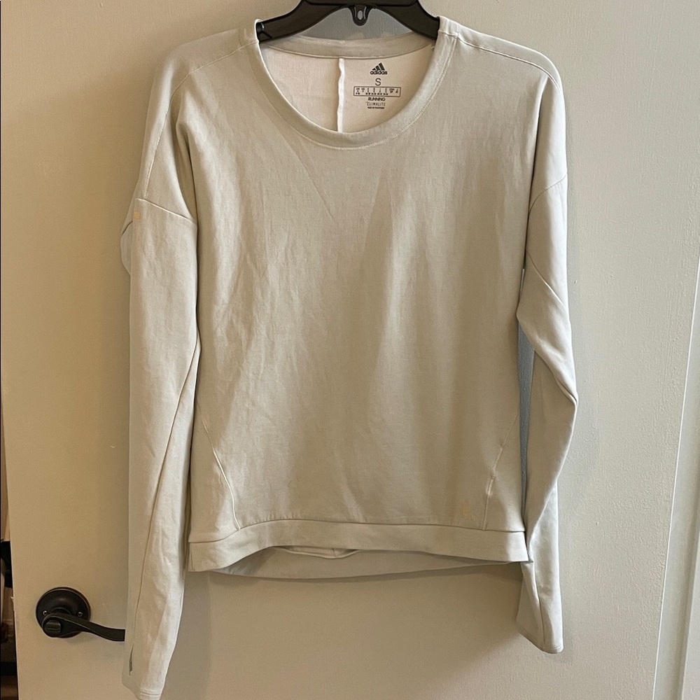Adidas Women's Cream Crew Neck Sweater
